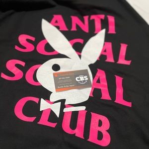 Anti Social Social Club x Playboy Hoody Size Med